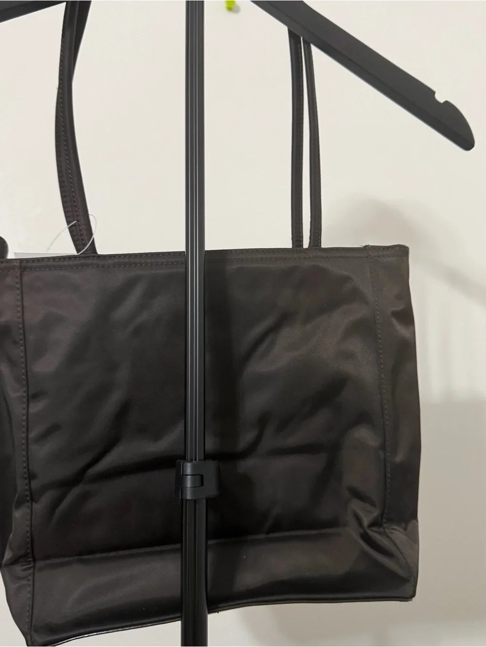 Polo by Ralph Lauren Black Nylon Tote Bag with Front Zip Pocket